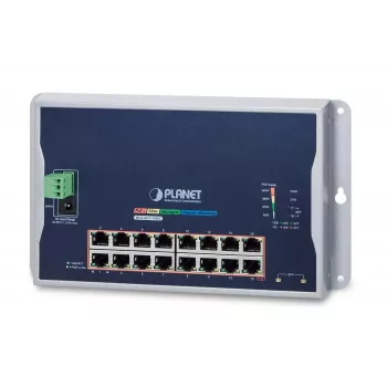 Hallatav kommutaator PLANET WGS-4215-16P2S L2 Gigabit Ethernet 16 porti PoE