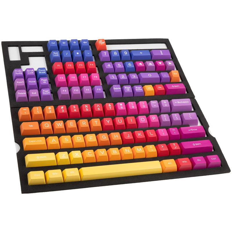 Klaviatuuri klahvikate Ducky Afterglow DKSA108-USADZZWSG Mitmevärviline ABS