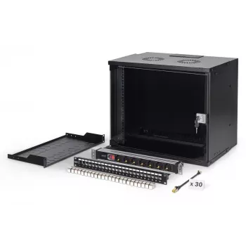DIGITUS Network-Set SOHO Pro, 483 mm (19 tolli) - 9HE, 540 x 400 mm (L x S)