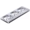 Korpuse ventilaatorite komplekt Jonsbo ZA-420W — 3×140 mm PWM ARGB, valge