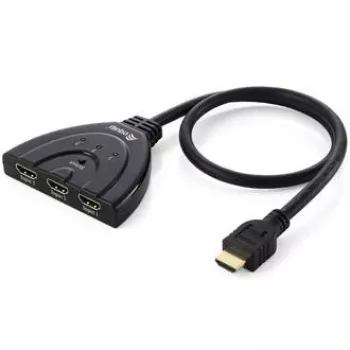 Equip 3x1 HDMI lüliti, 1920 x 1080 pikslit, Full HD, must