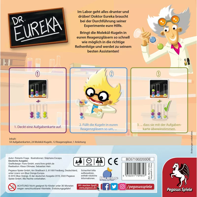 Dr. Eureka, lauamäng