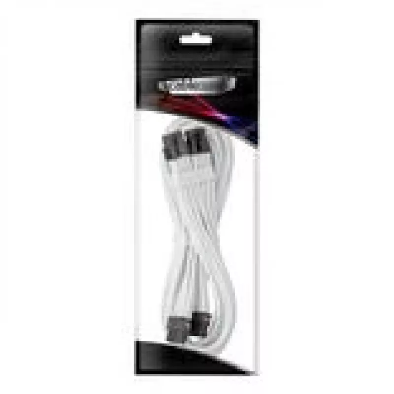 CableMod C-Series Pro ModMesh sildühendusega kaabel - 8+8-kontaktiline PCIe, valge, 60 cm