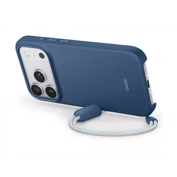 Apple Beats'i iPhone 17 Pro kaitsva jalatoega ümbris — MagSafe, kaamera juhtimine, sobib 6,3-tollisele ekraanile, Bedrock Blue (roosa)