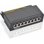Goobay 62065 - RJ-45 - Cat6a - S/FTP (S-STP) - 22/26 - must - raamipaigaldus (62065)