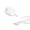 Belkin BoostCharge Pro - Toiteplokk - GaN - 50 W - Kiirlaadimine - 2 väljundporti (2 x USB-C)