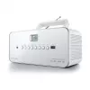 Kantav stereosüsteem Muse M-28RDW — CD/MP3-mängija, FM/MW-tuuner, 3 W RMS, valge, 1,4 kg