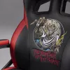 Subsonic SA5642-IM1 kontoritool polsterdatud istme ja seljatoega must punane