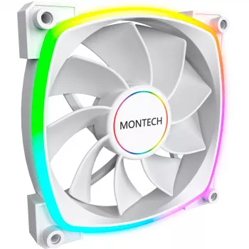Montech RX140 PWM 140mm ARGB korpuse ventilaator - valge