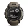 Garmin Instinct 2X Solar Tactical Edition 2,79 cm (1,1) MIP 50 mm Digitaalne 176 x 176 pikslit Puuteekraan Roheline GPS (satelliit)