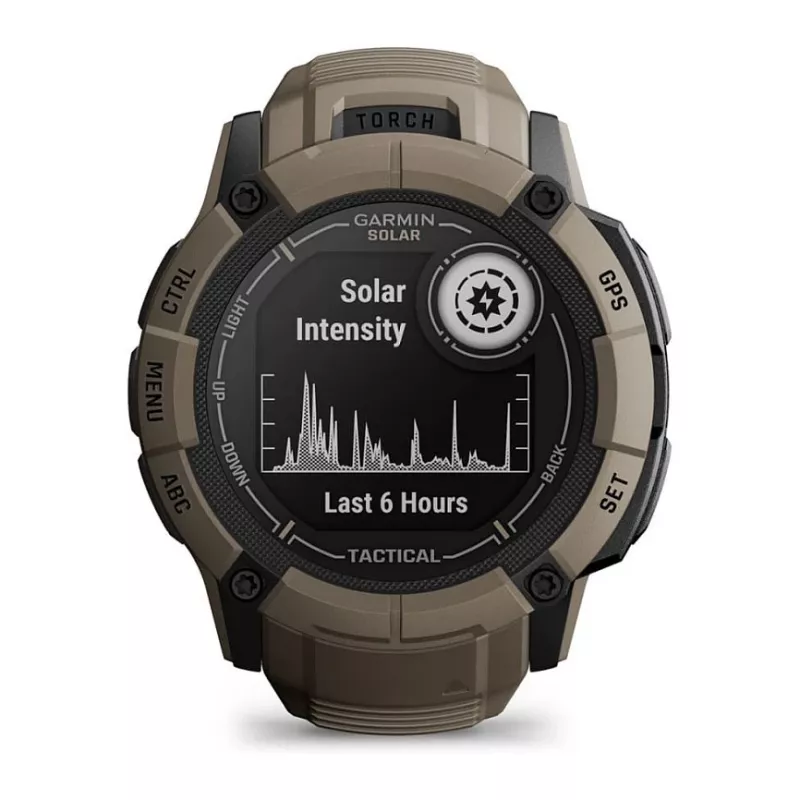 Garmin Instinct 2X Solar Tactical Edition 2,79 cm (1,1) MIP 50 mm Digitaalne 176 x 176 pikslit Puuteekraan Roheline GPS (satelliit)