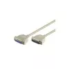 Wentronic Goobay ühenduskaabel D-SUB, hall, 1,8 m - D-SUB/IEEE 1284-pistik (25-kontaktiline) > D-SUB/IEEE 1284-pesa (25-kontaktiline) (50541)