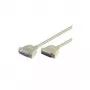 Wentronic Goobay ühenduskaabel D-SUB, hall, 1,8 m - D-SUB/IEEE 1284-pistik (25-kontaktiline) > D-SUB/IEEE 1284-pesa (25-kontaktiline) (50541)