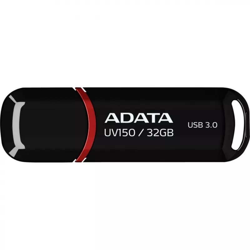 ADATA AUV150-32G-RBK USB-mälupulk 32 GB USB Type-A 3.2 Gen 1 (3.1 Gen 1) Must