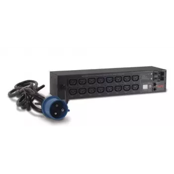 Toitejaotuse seade APC AP7922B — 16 C13 pistikupesa, mõõdetud ja lülitatav PDU, 2U, 200–230 V, 32 A, 3.05 m kaabel, must