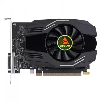 Graafikakaart BIOSTAR GeForce GT 1030 — 4 GB GDDR4, 64-bit, PCIe x16 4.0, aktiivne jahutus, DVI-D + HDMI