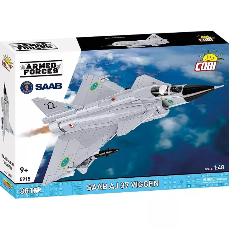 Cobi Blocks Saab AJ 37 Viggen 881 elemendist ehituskomplekt