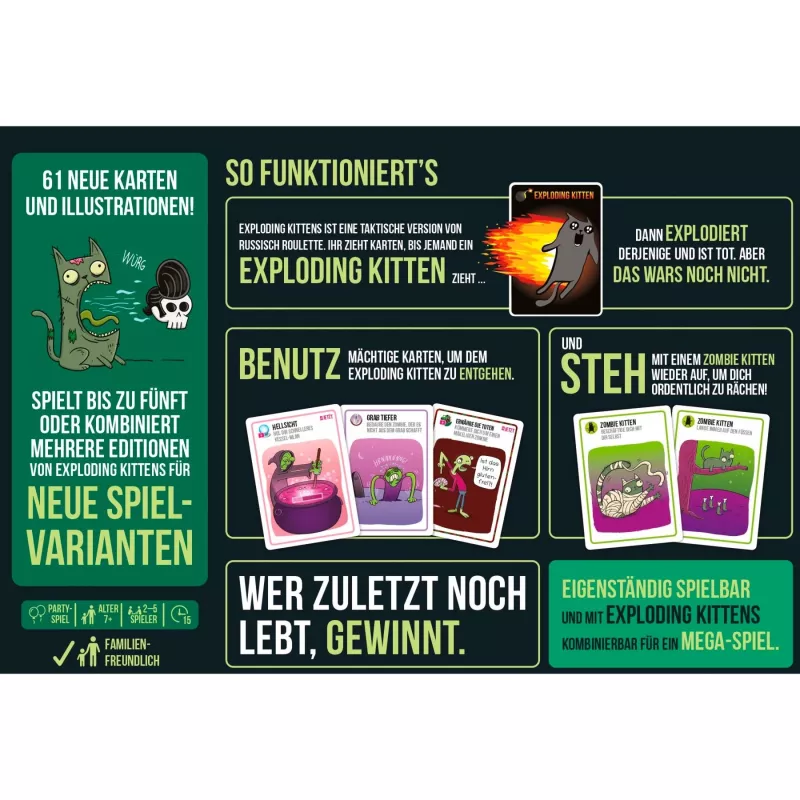 Zombie Kittens, kaardimäng