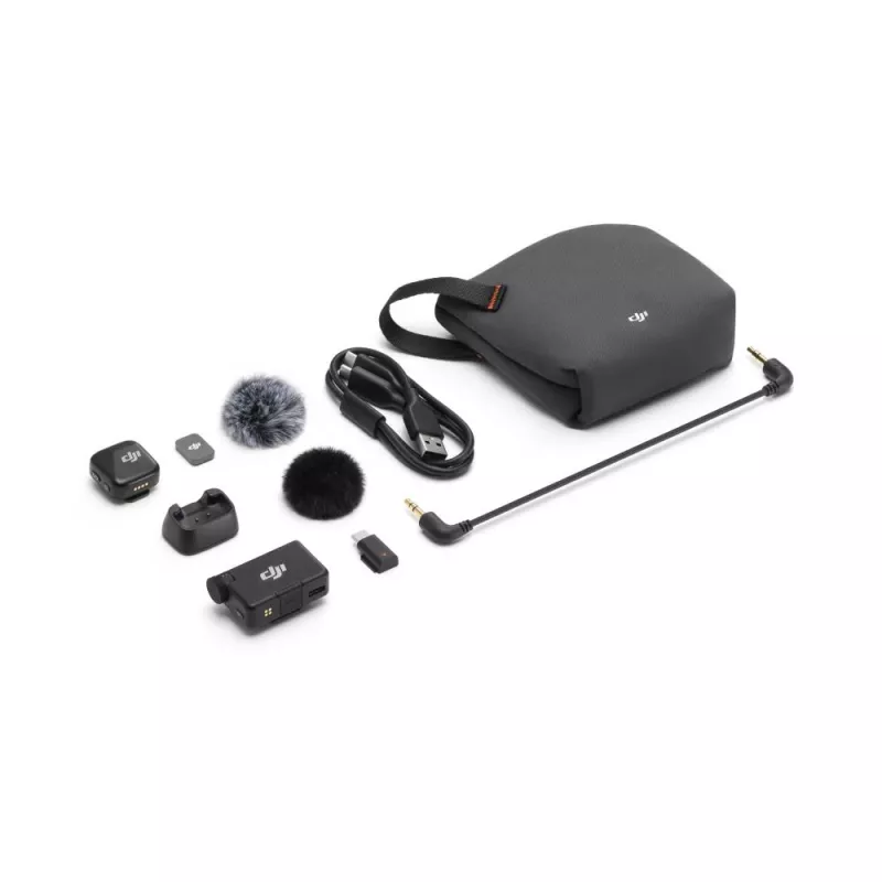 DJI Mic Mini kaamerale paigaldatav vastuvõtja Must