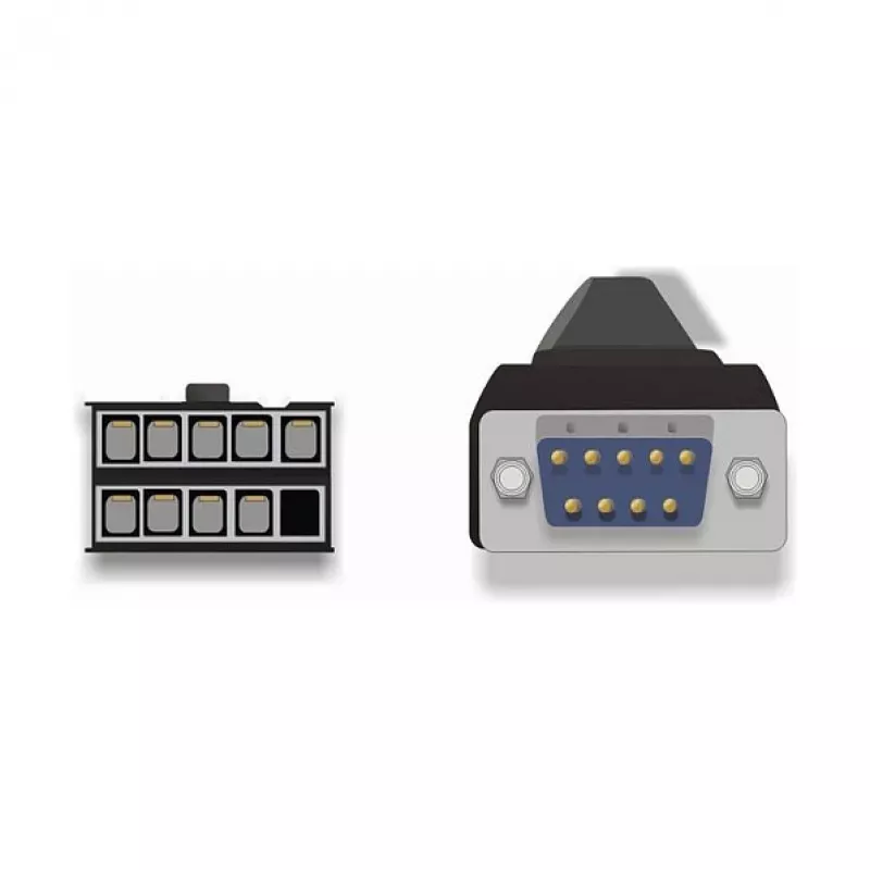 Jadakaabel DeLOCK 89900 Hall 0,25 m RS-232 DB9 9-kontaktiline COM