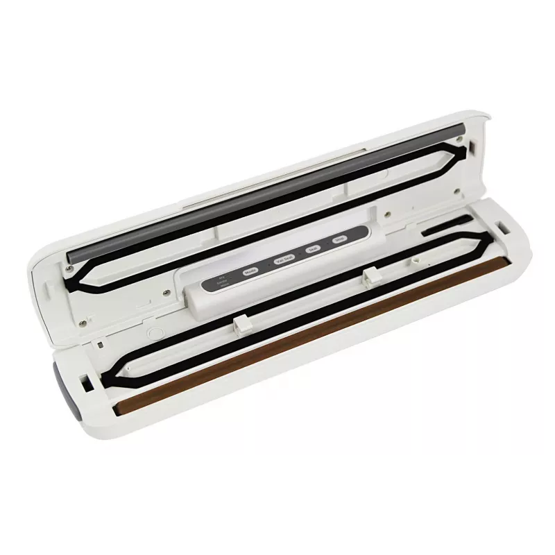 Tööpinna vaakumpakendaja ESPERANZA EKV002 — kompaktne plastkorpus, 30 cm töölaius, 110 W, valge