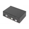 KVM-lüliti Digitus 2-pordine üksikkuvar 4K HDMI