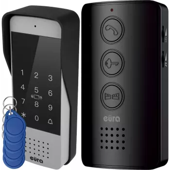 Juhtmega intercom Eura ADP-34A3 Must — sisekommunikatsiooniseade, mudel 50323