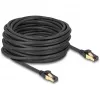 DeLOCK RJ45 Cat.6A võrgukaabel isane-isane S/FTP 15m must