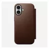 Folio telefonikott Nomad NM014209858 Apple iPhone 17 jaoks, 16 cm (6,3 tolli), pruun, 4 kaarditaskut