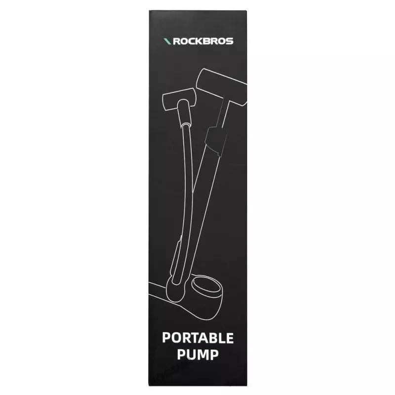 Rockbros 42310006001 Jalgratta käsipump manomeetriga Must