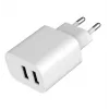Laadija Gembird TA-UC-2A12-01 siseruumides AC 2.4A 2 USB valge