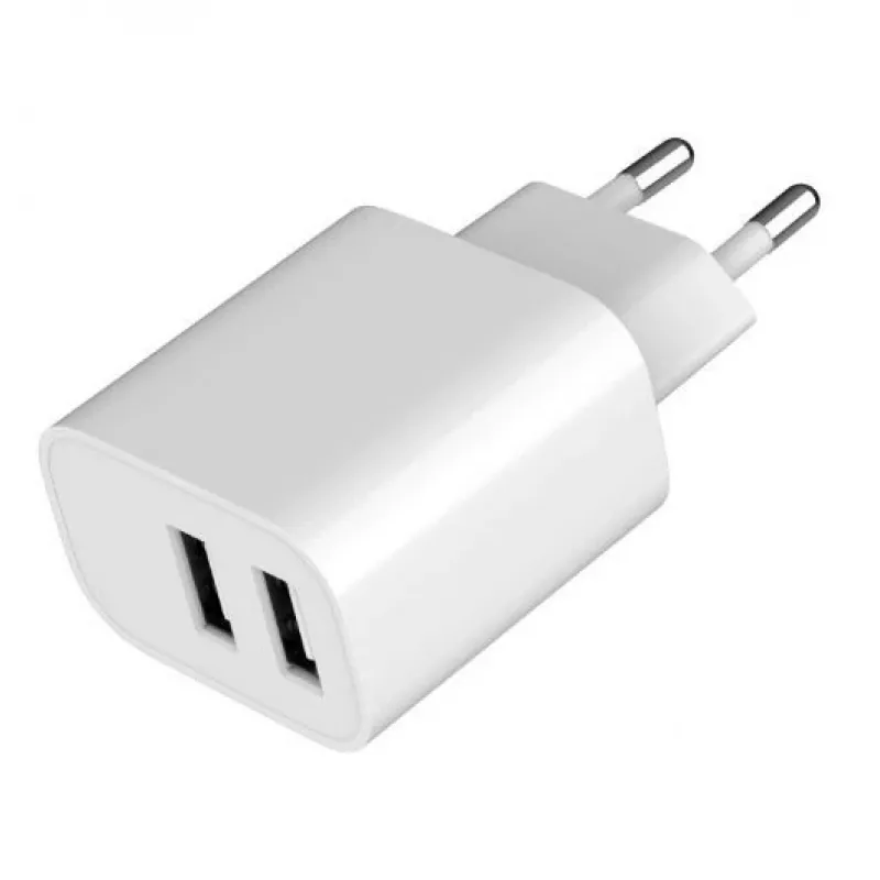 Laadija Gembird TA-UC-2A12-01 siseruumides AC 2.4A 2 USB valge