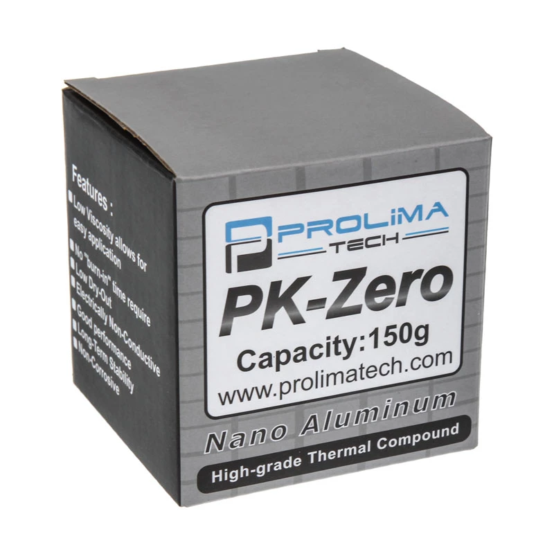 Termopasta PROLIMATECH PK-Zero 8 W/m·K — 150 g termopastat
