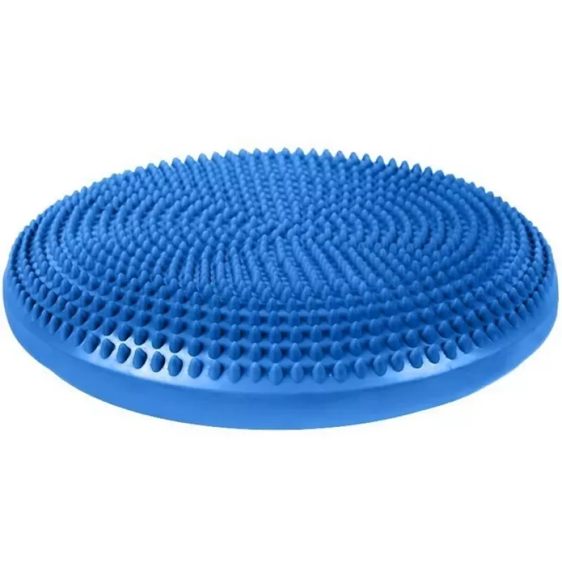 Täispuhutav stabiilsuspadi MDH Sensory Balance Disc DRQM3C0CHXUXP, sinine, PVC, Ø350 mm, kõrgus 60 mm, max koormus 200 kg, sakkidega