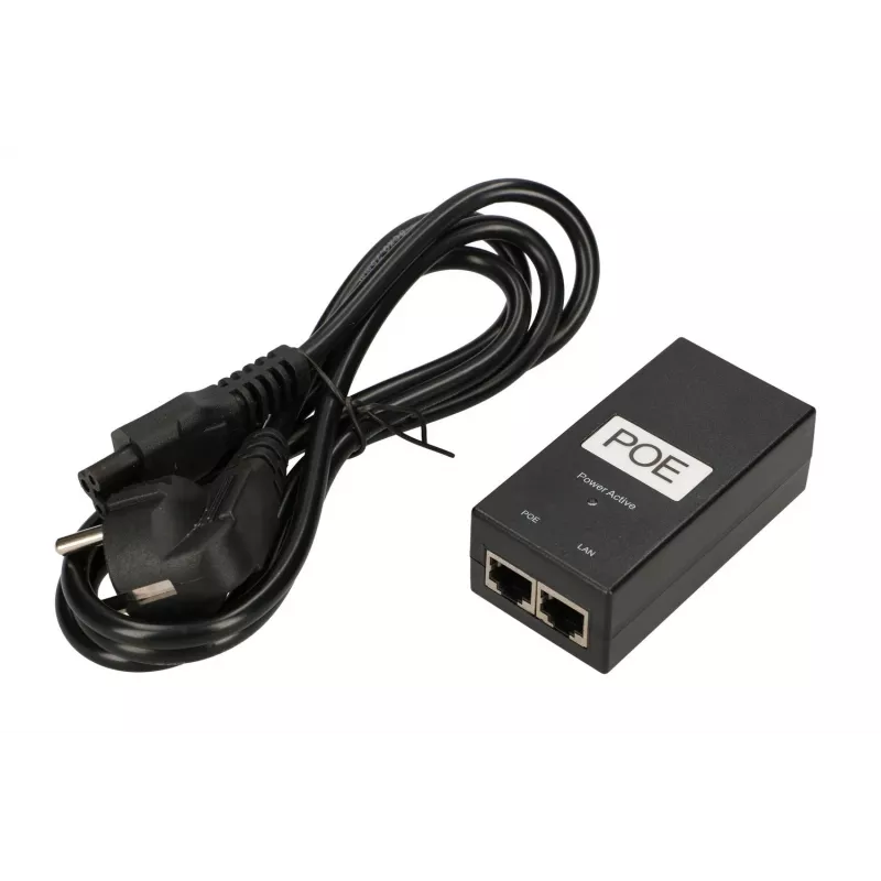 Extralink POE-48-24W-G toiteplokk, 48V, 0,5A, 24W, Gigabit, kaabel kaasas 802.3af/at