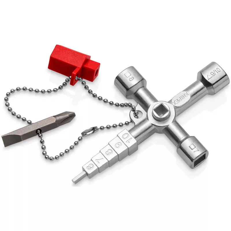 Knipex 00 11 04 universaal-/juhtimiskapi võti