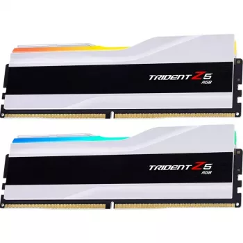 DIMM 32 GB DDR5-6400 (2x 16 GB) Dual-Kit, mälu, valge, F5-6400J3039G16GX2-TZ5RW, Trident Z5 RGB, INTEL XMP