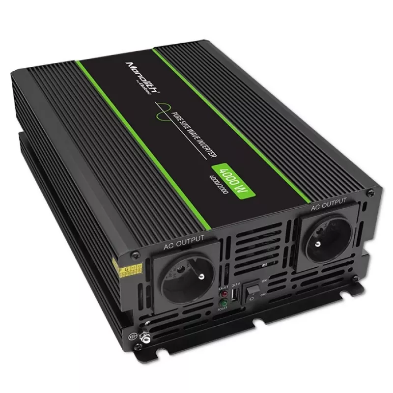 Qoltec Monolith toiteadapter/inverter Auto 4000 W Must