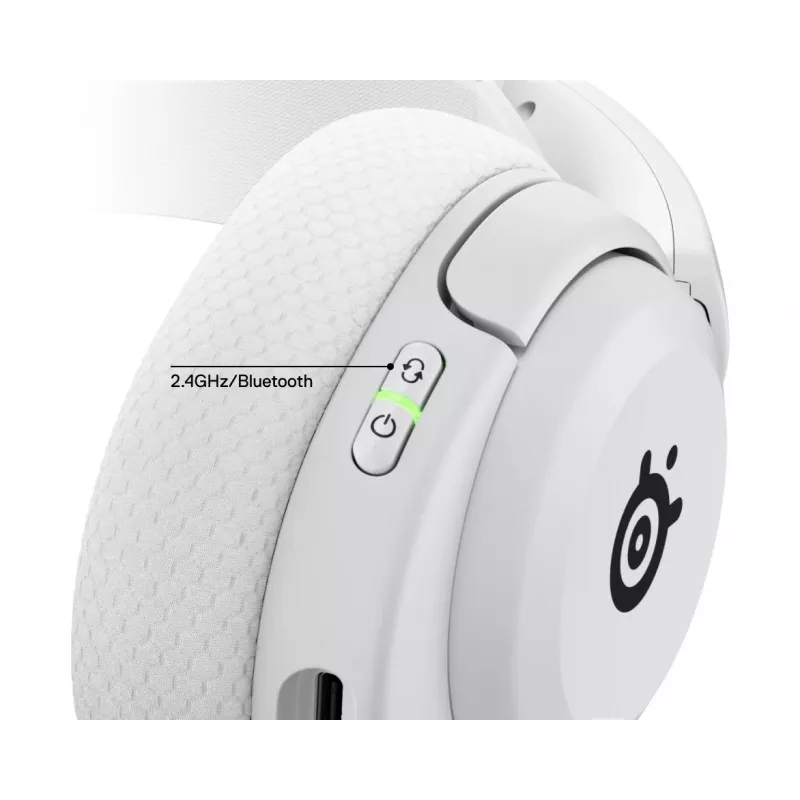Steelseries Arctis Nova 5P Wireless juhtmevaba peakomplekt peavõruga Mängimiseks USB USB-C Bluetooth Valge