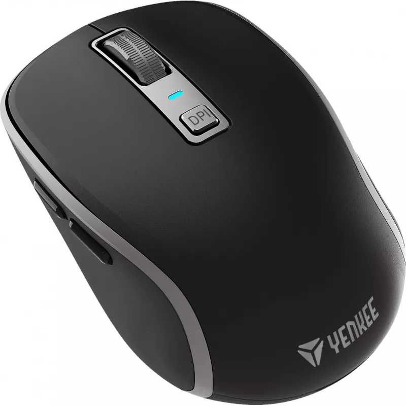 Dual WiFi+Bluetooth juhtmevaba hiir, laetav aku, 5 nuppu