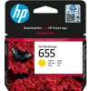 HP 655 kollane Originaal Ink Advantage kassett, kollane, 1 tk, 600 lehekülge
