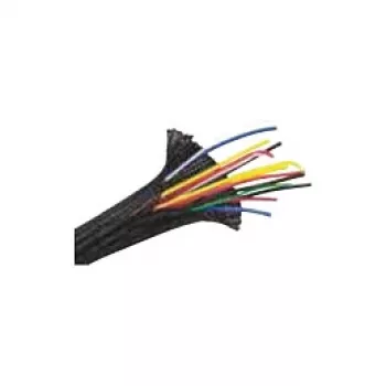Kaablikest Bachmann 930.902 — PET põimitud kaablikest, must, Ø 5,08 mm, 1 tk