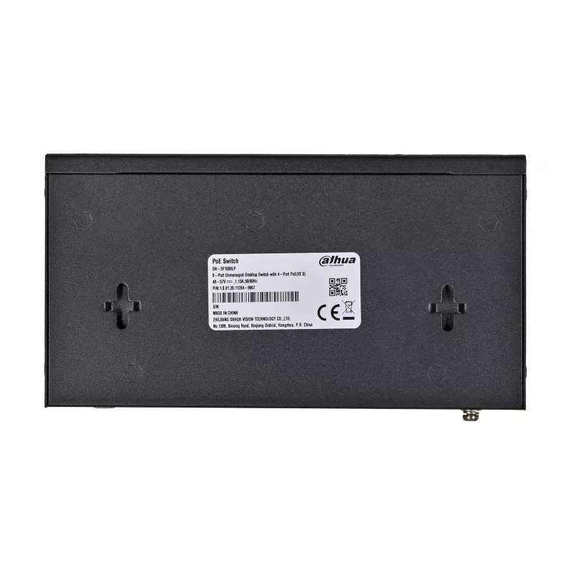 Dahua Technology PoE SF1008LP haldamata L2 kiire Ethernet (10/100) toitega üle Etherneti (PoE) must