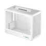 Arvutikorpus DeepCool CH160 PLUS WH Small Form Factor valge, microATX, karastatud klaas, USB-C