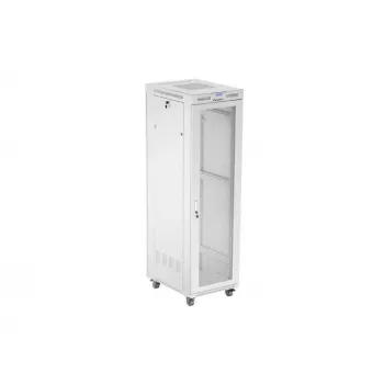 Rack-kapp LANBERG FF01-6842-23SL 42U 600x800 mm võrgust esi- ja tagauksed