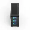 PC korpus Fractal Design Pop 2 Air Must TG RGB Midi Tower — ATX/Micro‑ATX/Mini‑ITX, 3x120mm ees, 1x120mm taga, 2.5 tolli+3.5 tolli pesad