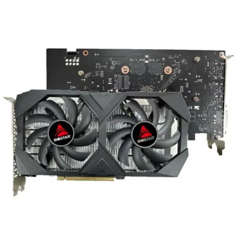Graafikakaart BIOSTAR GeForce RTX 3050 6GB GDDR6 PCIe 4.0, 2304 CUDA tuuma, 96-bitine, 2 ventilaatorit, 225×43 mm