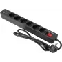 Pikendusjuhe EUROLITE ON-1 6 pesaga ja 2 USB-pordiga, liigpingekaitsega toitepikendus