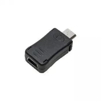 Logilink - USB-adapter - 5 kontaktiga mikro-USB tüüp B (M) - mini-USB, tüüp A (W) (USB/USB 2.0) - must (AU0010)