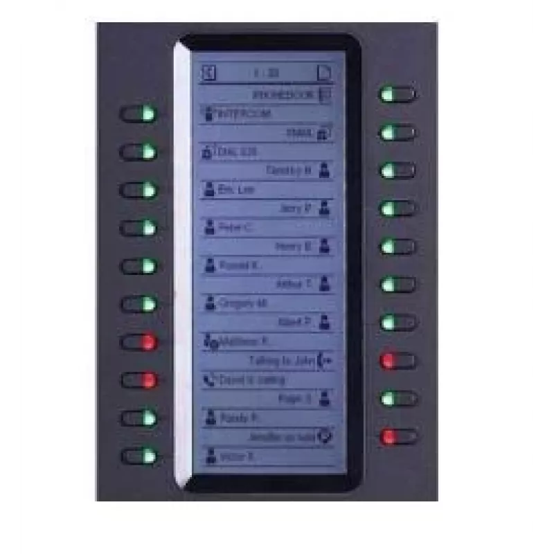 Grandstream Networks GXP2200EXT IP lisamoodul Must 20 nuppu